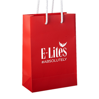 Red Luxury Rope Handled Bag Red Luxury Rope Handled Bag