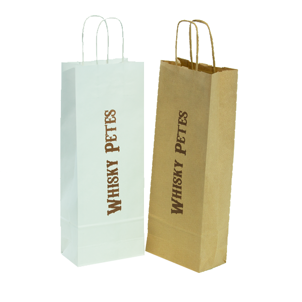 Printed Wine Bottle Carrier Bag Printed Wine Bottle Carrier Bag