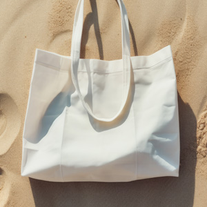 Non Woven Long Handles Beach Bag