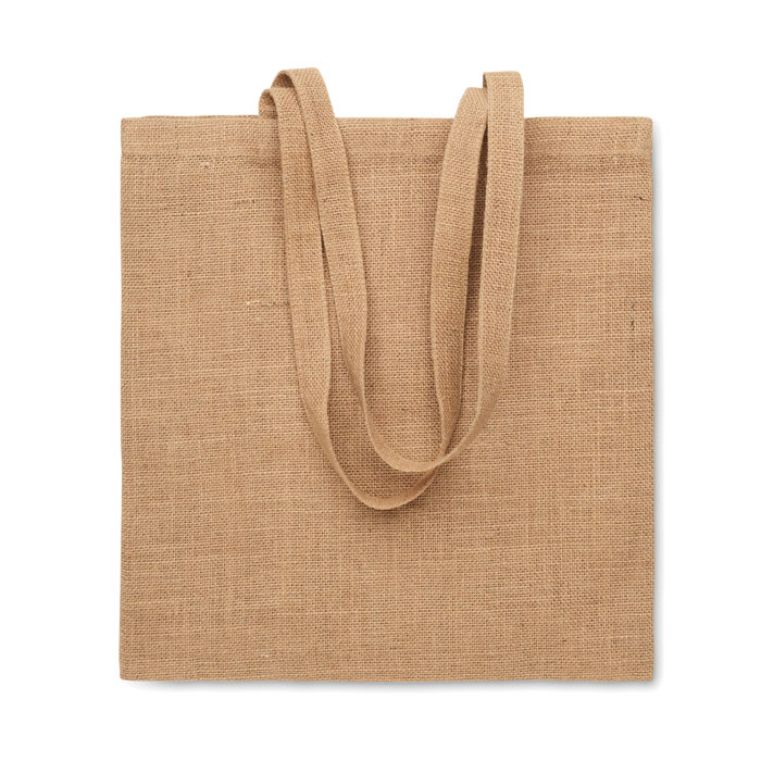 Jute Shopping Bag with Long Handles 38 X 40 cm